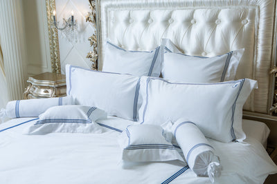 upscale cotton sateen pillowcase set ‘Concorde’