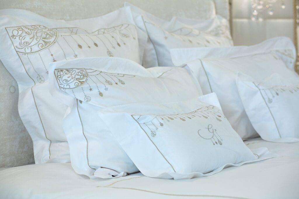 luxury cotton sateen bedroom set ‘Christmas Toys’